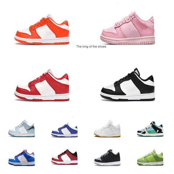 

2023 og dunkes kids casual shoes baby sb low white black panda syracuse kentucky unc coast dunksb boy girl chlorophyll grey fog sean cliver