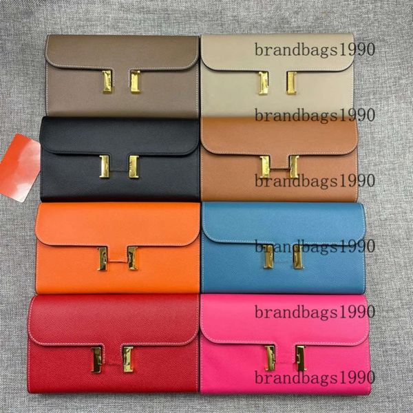 

espom long wallets whole leather card holders with gold hardware purse bags fashion cowskin genuine leather wallet for lady woman 3031, Red;black