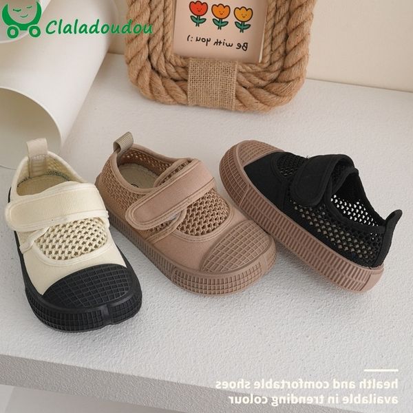 

first walkers 15-17.5cm kids girls boys casual shoes solid hollow toddler sneakers soft rubbler sole children school shoes baby shoes 230314
