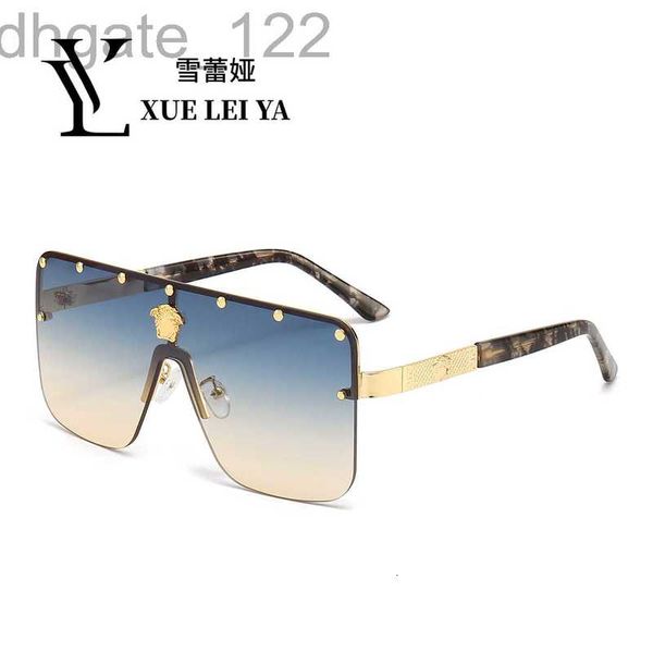 

sunglasses designer fashion sunglasses personalized beautiful metal half-frame glasses men's and women's rivet fashionable new sty, White;black