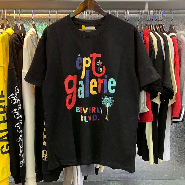 

men's plus tees & polos round neck embroidered and printed polar style summer wear with street pure cotton 10sd, Black;brown