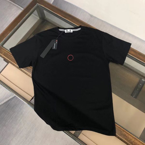 

duyou oversize t shirt with vintage jersey wash letters 100% cotton t-shirt men casuals basic t-shirts women quality classical dy9015, White;black