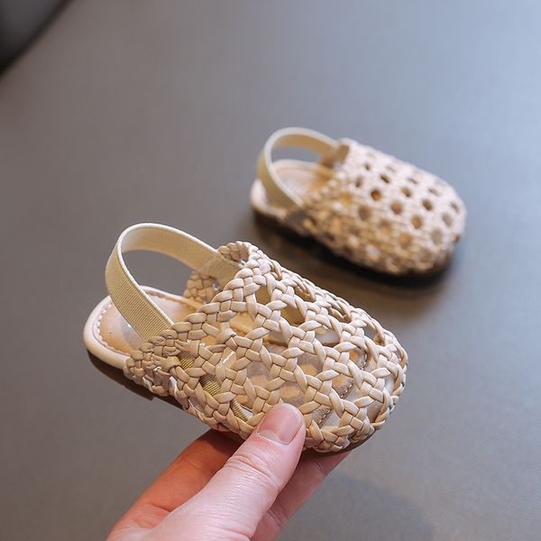 

first walkers summer toddler shoes girl baby 1-2 years old soft bottom princess shoes baby sandals 230314
