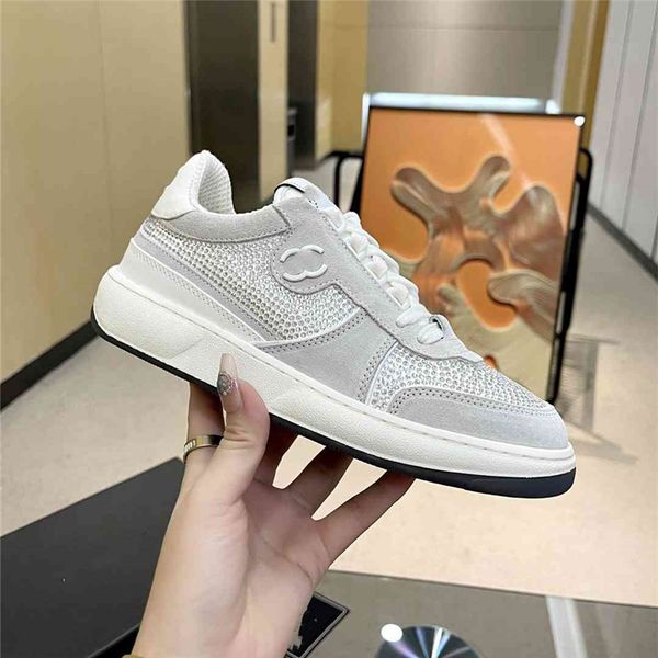 

luxury design bowling shoes 2023 channel fashionable men's and women's letter logo casual outdoor sports shoes 02-010
