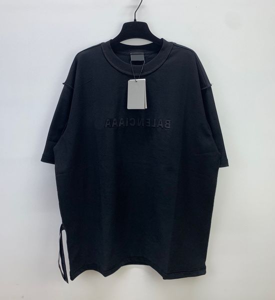 

men's plus tees & polos round neck embroidered and printed polar style summer wear with street pure cotton 22fw2, Black;brown