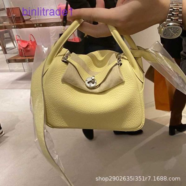 

designer original and chicken yellow 2023 summer spring new fashion crossbody bag for women mini lindys hand-held leather single shoulder of
