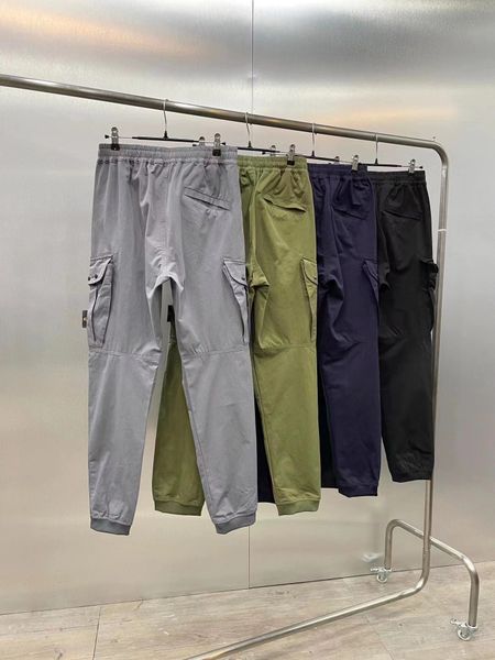 

men pants konng gonng track pants multi big pocket overalls trousers spring and summer new fashion brand retro men's jogging leggings h, Black