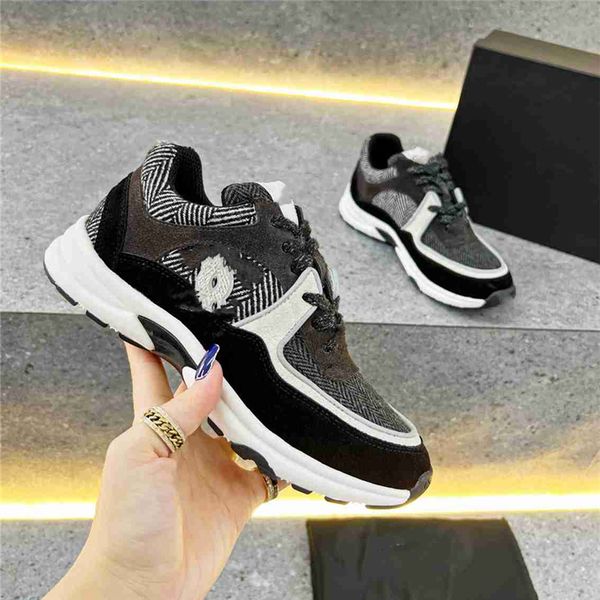 

luxury design bowling shoes 2023 channel fashionable men's and women's letter logo casual outdoor sports shoes 01-5-04