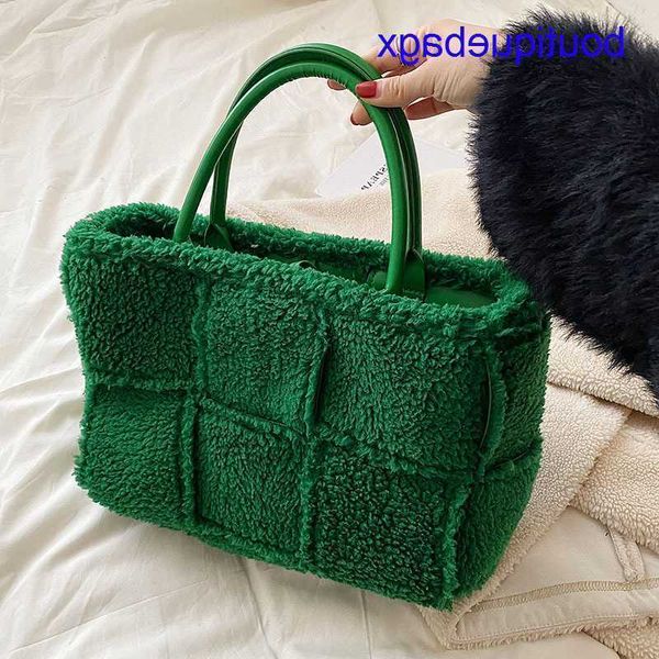 

luxury bottegss venetss arco evening bags online store bags women's hand bag handbag 2023 winter new fashion plush satchel with logo ud