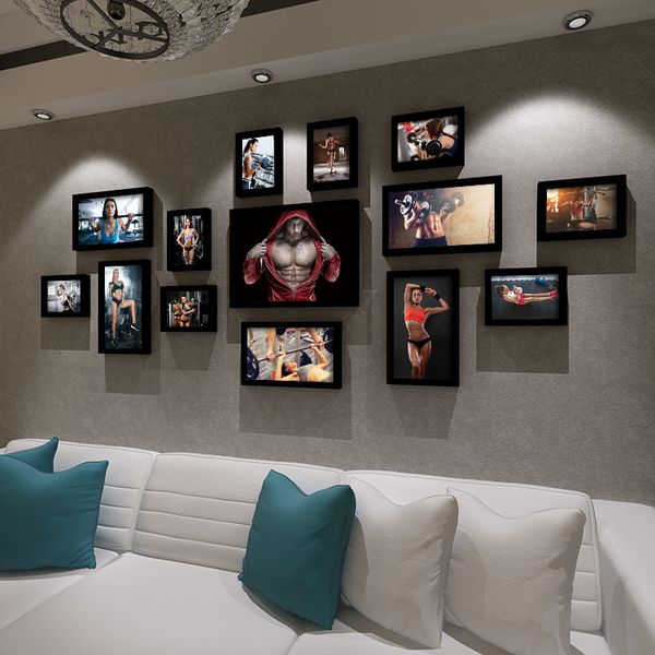 

gym decoration painting p wall bodybuilding poster inspirational hanging painting slimming slogan muscle male poster culture
