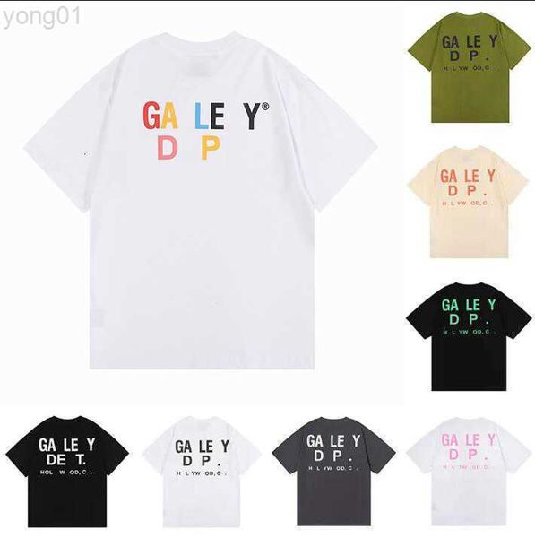

2023 tees galleryse depts mens t shirts women designer t-shirts galleryes cottons man s shirt luxurys clothing streetwmtv2nv87dzd, White;black