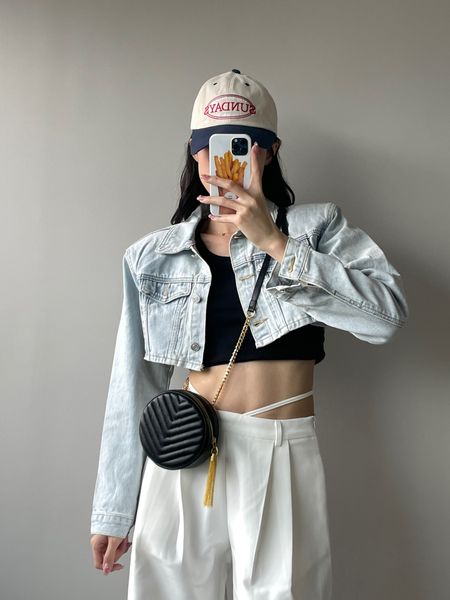 

sheepskin women round chain belt bag black tassel crossbody bag