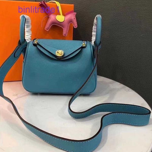 

designer original messenger bag mini lindys 2023 women's new togo cowhide women's portable one shoulder doctor's of sale jmyf