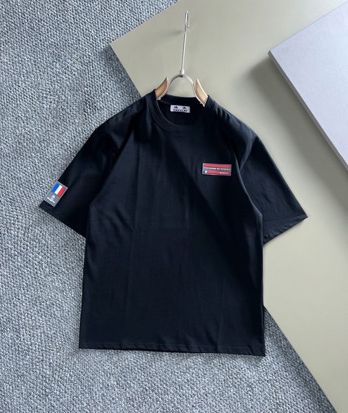 

duyou oversize t shirt with vintage jersey wash letters 100% cotton t-shirt men casuals basic t-shirts women quality classical dy8998, White;black