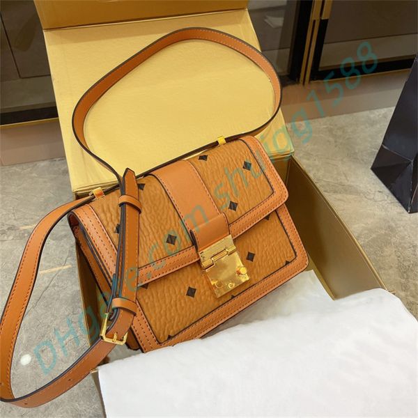 

luxury woman buckle shoulders bag designer leather shoulder strap handbags fashion style stamp cross body bag clutch totes hobo purses