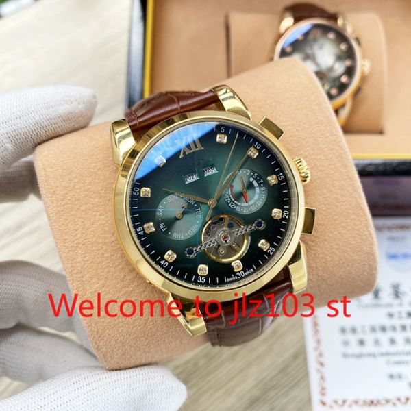 

pp designer mechanical watch, automatic business sports leisure fashion big flywheel watch hj
