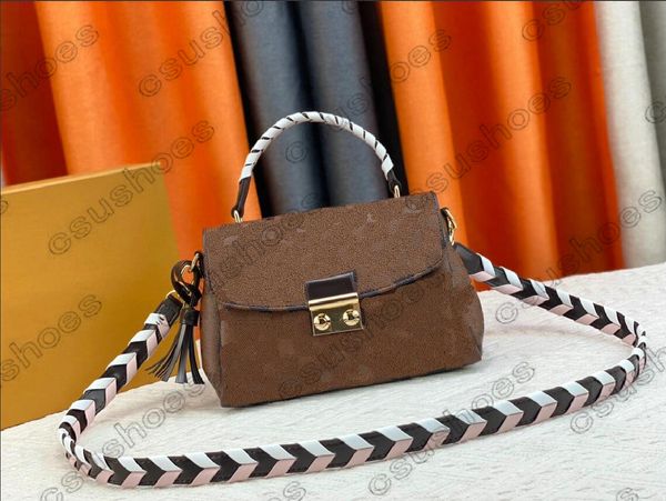 

designer bags n41581 n53000 n94339 croisette damier vintage bag tassel cross body women designer luxury crochet handbags original purses wom