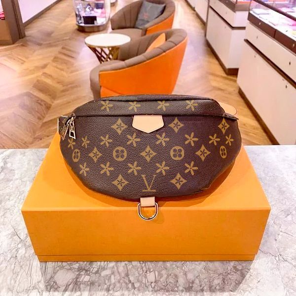 

m43644 bumbag belt chest bum waist bags luxury tote crossbody bumbags womens men designer fanny pack original discoloration leather with ser