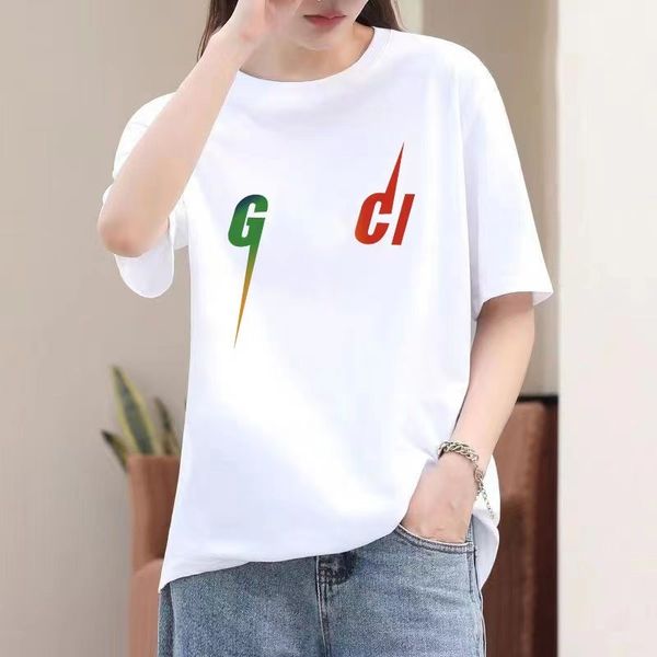

men's t-shirts designer men's tees man woman luxury brand tees wear summer round neck sweat absorbing short sleeves outdoor breath, White;black