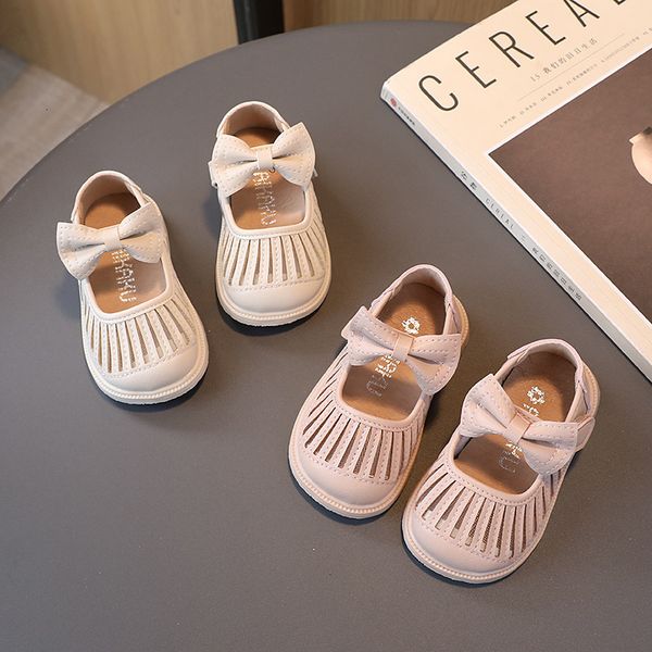 

first walkers baby simple solid color children's fashion girls moccasin shoes cut-out bow cute princess casual baby first walker shoes