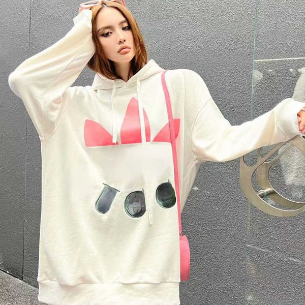 

fashion hoodies mens womens sweatshirt designer hoodie cotton hooded sweater loose pullover coat print long sleeve oversize, Black