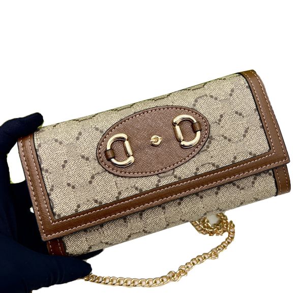 

2023 designer fashion luxury handbag shoulder bag women handbags chain circular bags classic bee tiger snake alphabet wallet 6880
