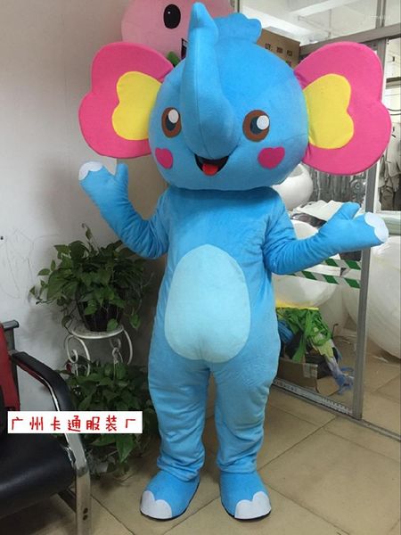 

mascot costumes elephant costume cartoon suit mascotte character christmas party fancy dress, Red;yellow