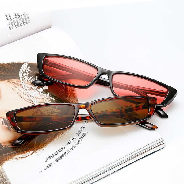 

sunglasses square small frame black women's fashion, White;black