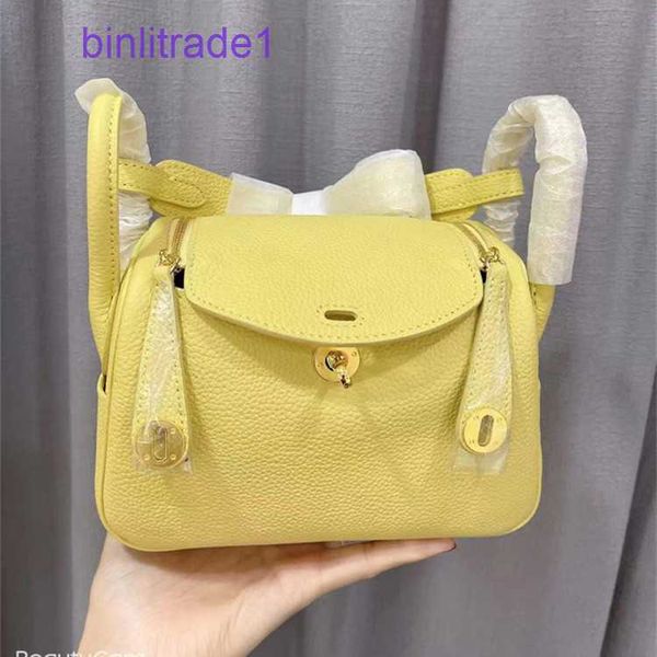 

designer original medicine pillow 2023 bag new lindys togo pattern head layer cow leather portable shoulder messenger double bandwidth of sa