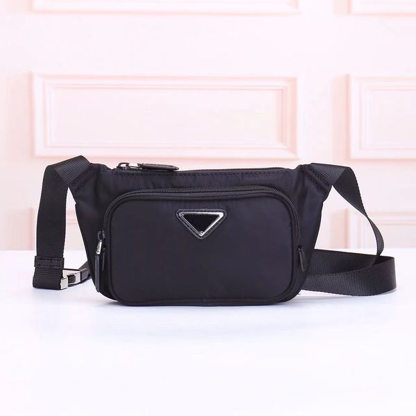

women nylon waist bag men casual belt bags black chest fanny pack bumbag classic daily sporty crossbody bag