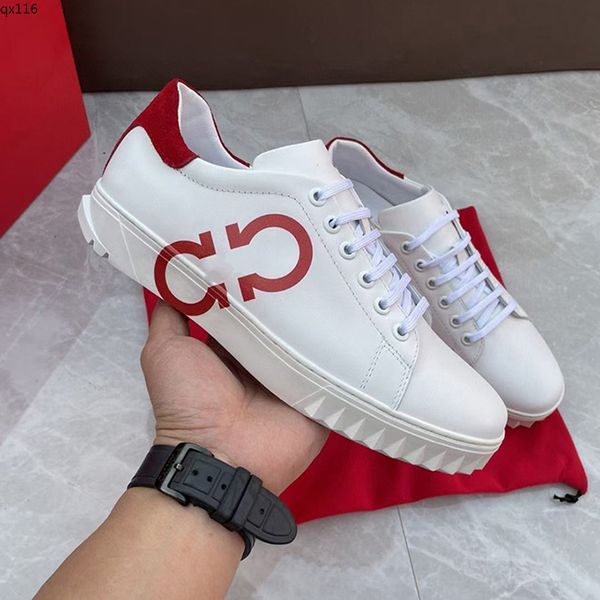 

2023 desugner men shoes luxury brand sneaker low help goes all out color leisure shoe style up class are us38-45, Red;white