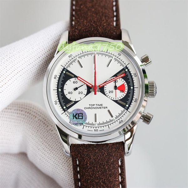 

2023new k6 watch diameter 41mm thick 14.27 mm with swiss 7750 timing movement sapphire crystal mirror fine steel case designer watches, Slivery;golden