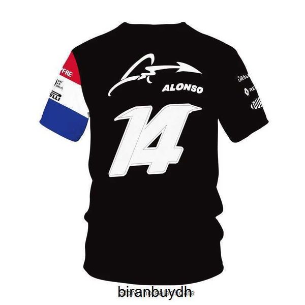 

cycling men's t-shirts summer new f1 t shirts official website alpine team suit alonso short sleeve tshirt breathable casual t-shirt, White;black