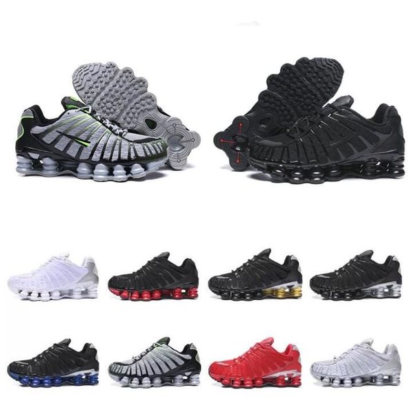 

2023 new fashion tl shox men running shoes des chaussures outdoor trainers enigma triple black white speed red silver bullet gold mens sport