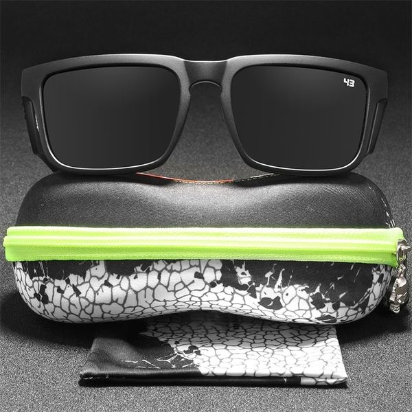 

sunglasses square oversized polarized men sports 5 barrel hinges sun glasses for women original zipper box 230313, White;black