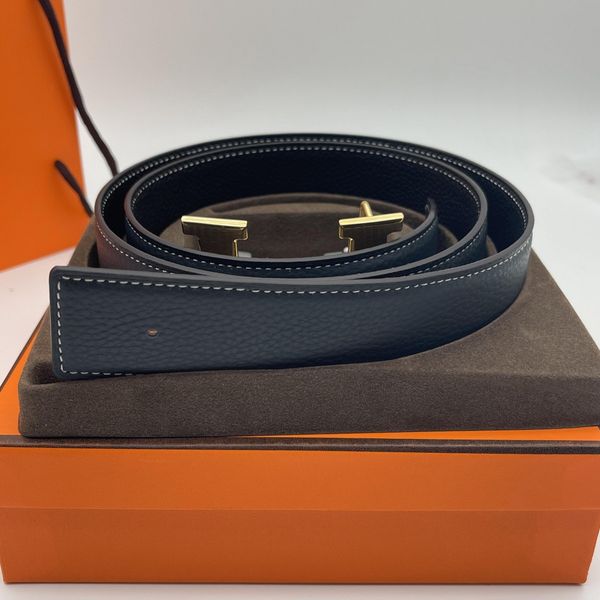 

men belt belts for women designer genuine leather belts cintura ceinture with box fashion buckle zph6, Black;brown