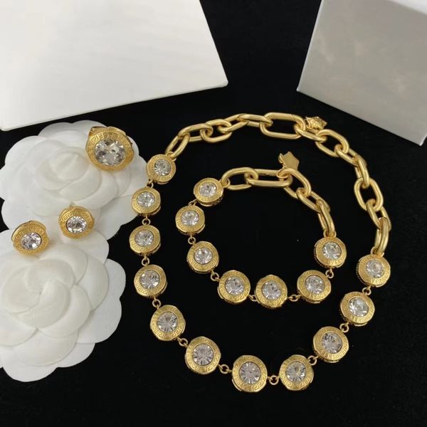 

cool chains selling vintage pattern fashion set necklace, Silver