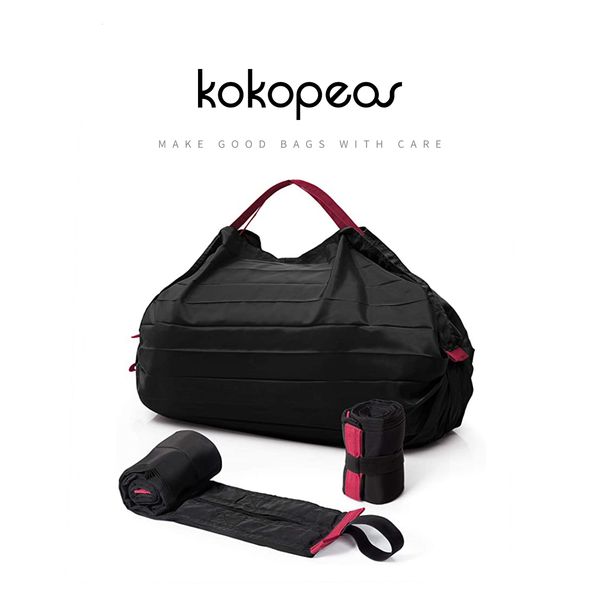 

shopping bags kokopeas mini reusable compact grocery bags lightweight foldable tote shopping handbag waterproof eco-friendly shoulder bag 23