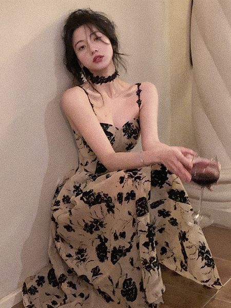 

party dresses vintage fashion spaghetti strap prom midi dress for women elegant sleeveless slim female bodycon evening party vestdios clothe, White;black