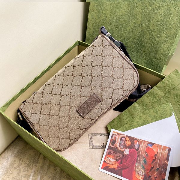 

449182 designer bag retro fashion fanny pack large capacity portable waterproof crossbody bag neutral wind trend shoulder bag