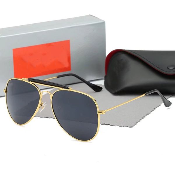 

3025-1 men rao baa classic brand retro women sunglasses 2023 luxury designer eyewear metal frame designers sun glasses woman, White;black
