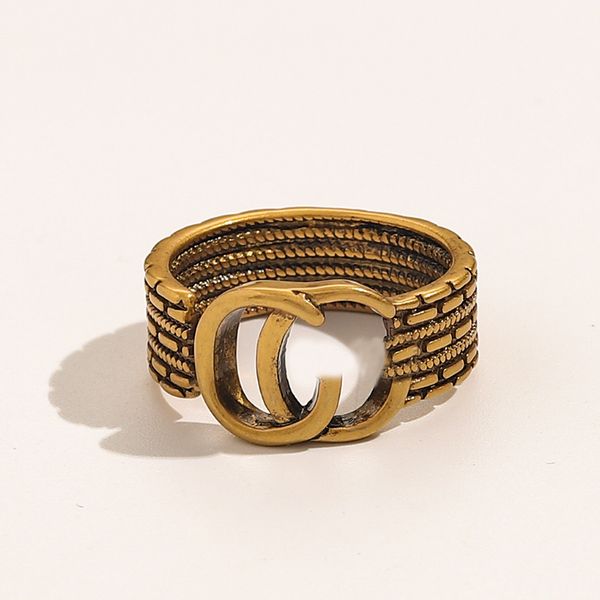 

designer style ggity rings women love charms wedding supplies old gold plated copper finger adjustable ring luxury springtime accessories zg, Slivery;golden