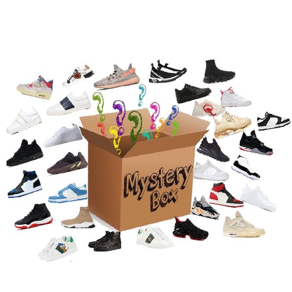 

mystery box mens women running shoes fashion sports sneakers triple black white lightweight breathable cushion designer mesh sports sneakers