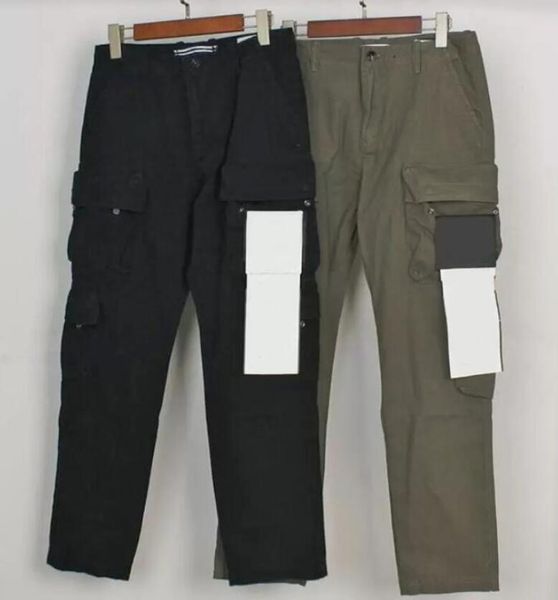 

badge patches mens track brand designer luxury new stylepant fashion letters jogger pants cargo pants zipper fly long sports trousers stones, Black