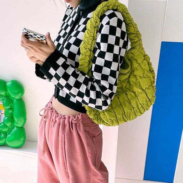 

hbp evening bags padded shoulder bag for women cloud pleated winter korean big l