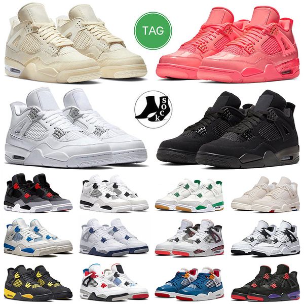 

basketball shoes sb x pine green 4s fashion jumpman 4 black cat pure money canvas sail men women sneakers trainers punch messy room flight