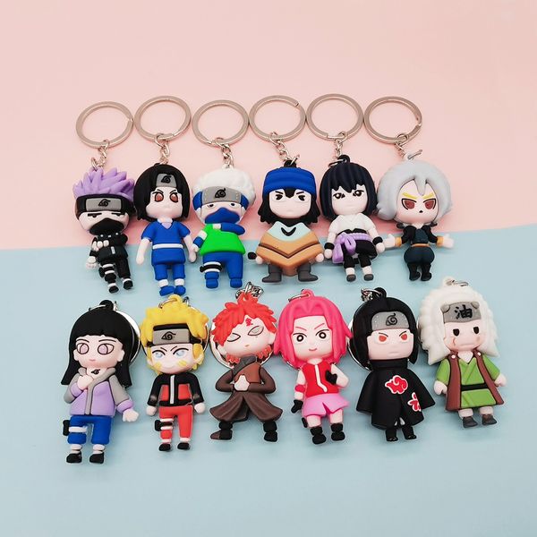 

wholesale 999 kinds of anime toys keychain backpack pendant holiday small gift tableornaments