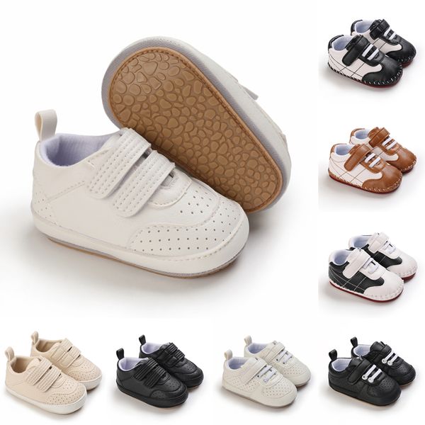 

first walkers infant baby boys girls pu leather breathable sneakers shoes anti-slip soft rubber soled spring autumn toddler baby first walke