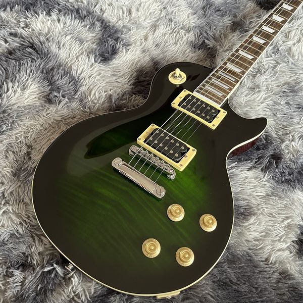 

green electric guitar new arrival custom chitarra elettrica with chrome hardware , rosewood fingerboard guitarra eletrica , guitars