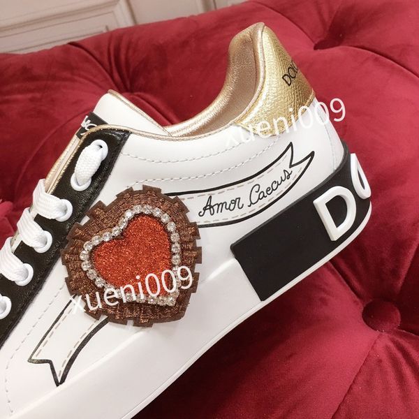 

2023new men women white basketball sneakers fashion low-arrow leather trainer out office sneaker lace-up stitching, Black